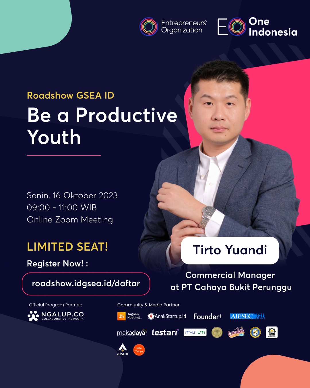 Roadshow GSEA ID – Be A Productive Youth