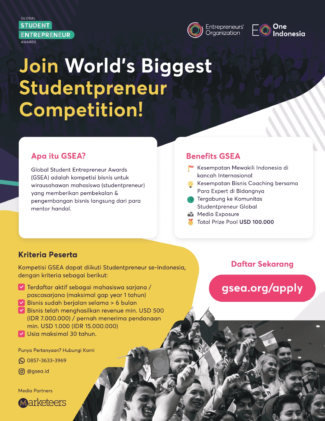 Global Student Entrepreneur Awards (GSEA) Competition