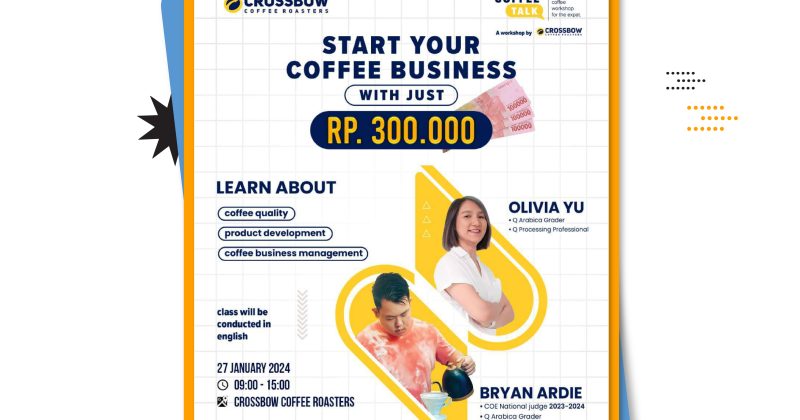 Start Your Coffee Business #Crossbow Coffee Roasters