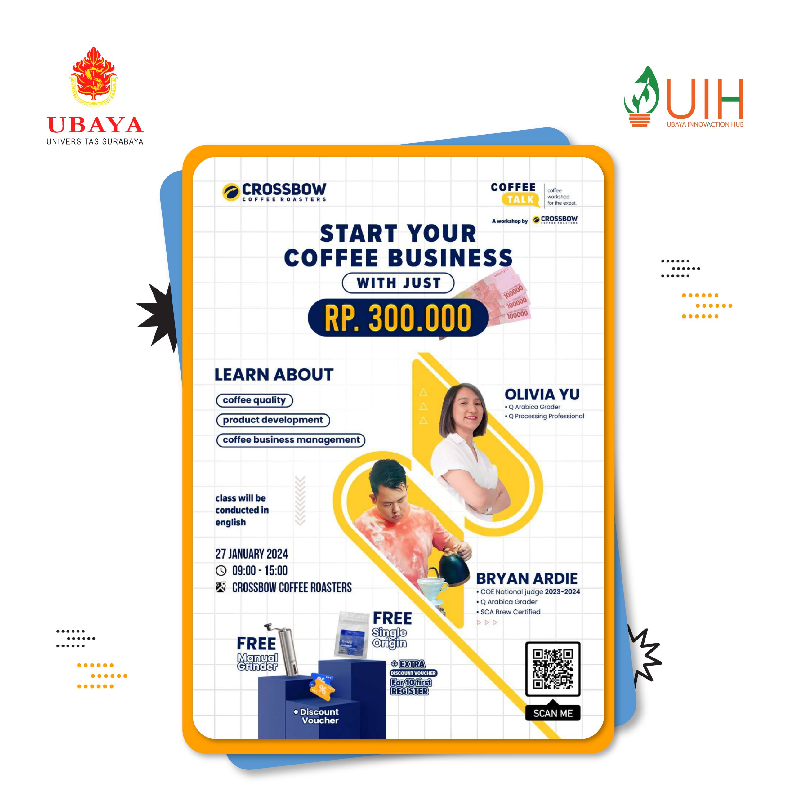 Start Your Coffee Business #Crossbow Coffee Roasters