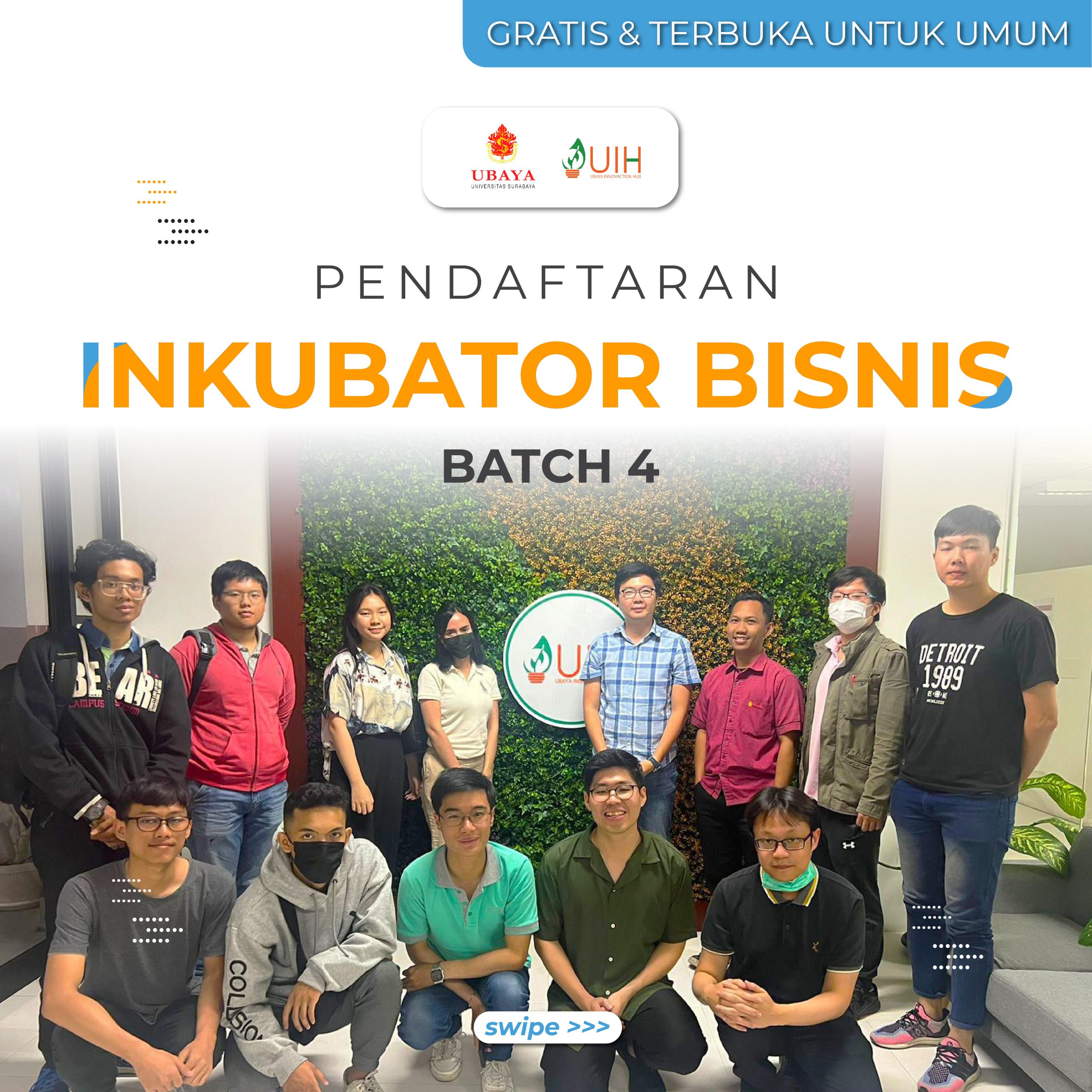 Pendaftaran Inkubator Bisnis Batch IV
